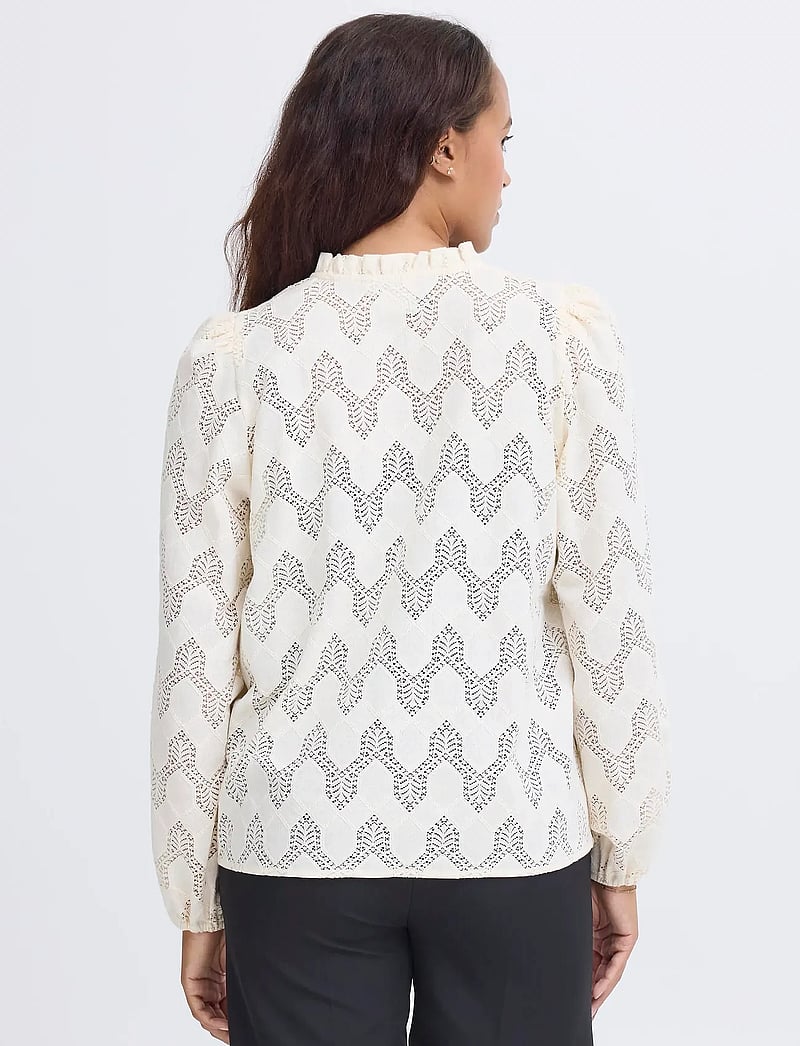 ICHI - IHJUNELA SH - langærmede bluser - birch - 4