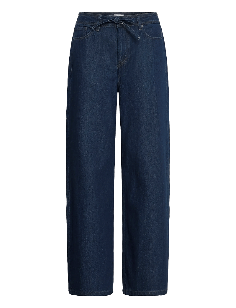 ICHI - IHBERISEL WIDE PA - brede jeans - denim authentic blue - 1