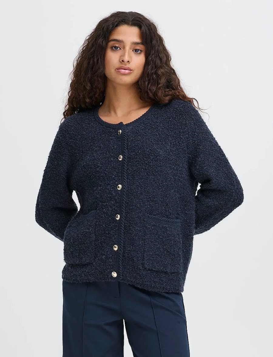 ICHI - IHVALMAI CA2 - cardigans - total eclipse - 3