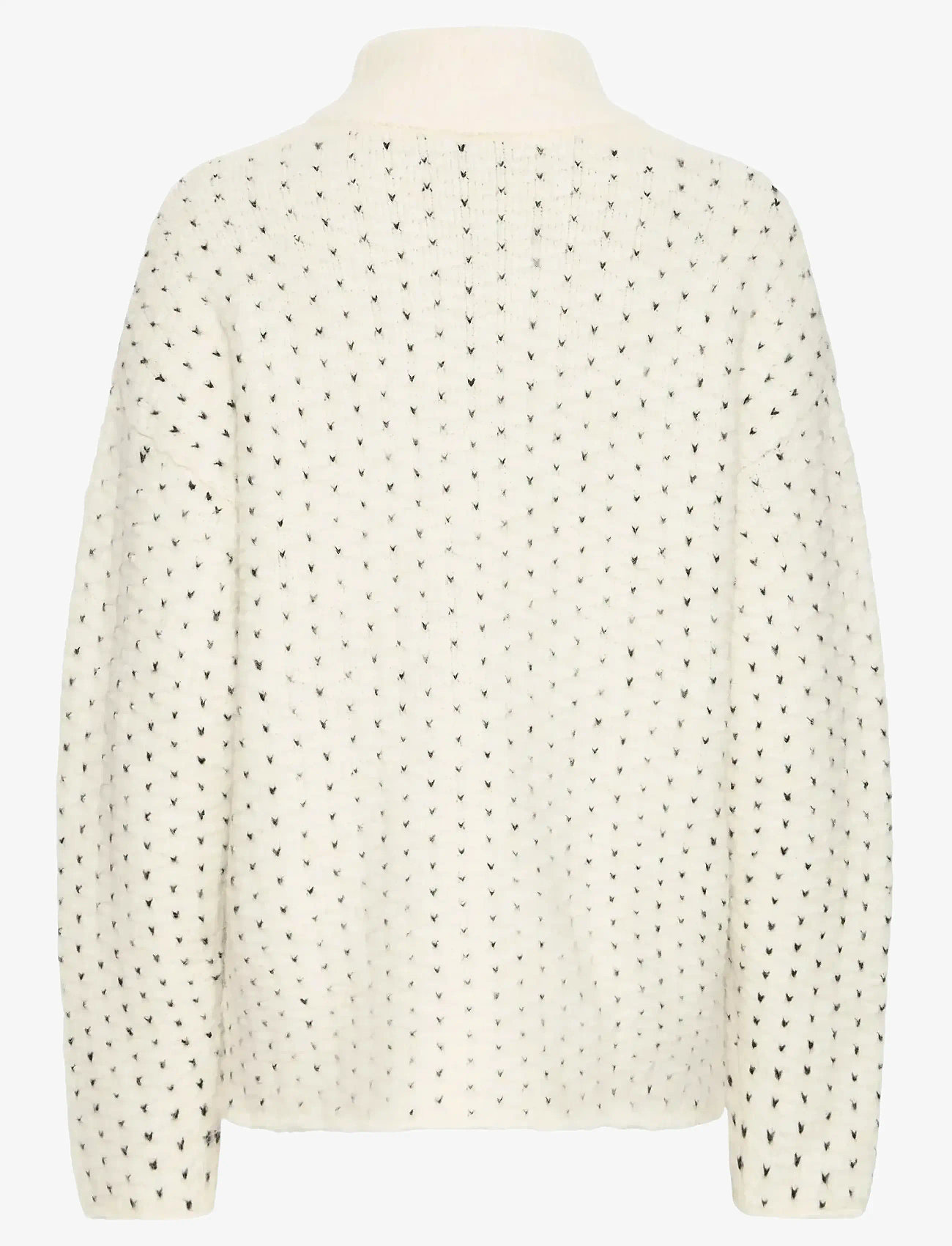 ICHI - IHKAMARA LS19 - striktrøjer - cloud dancer w black dot - 1