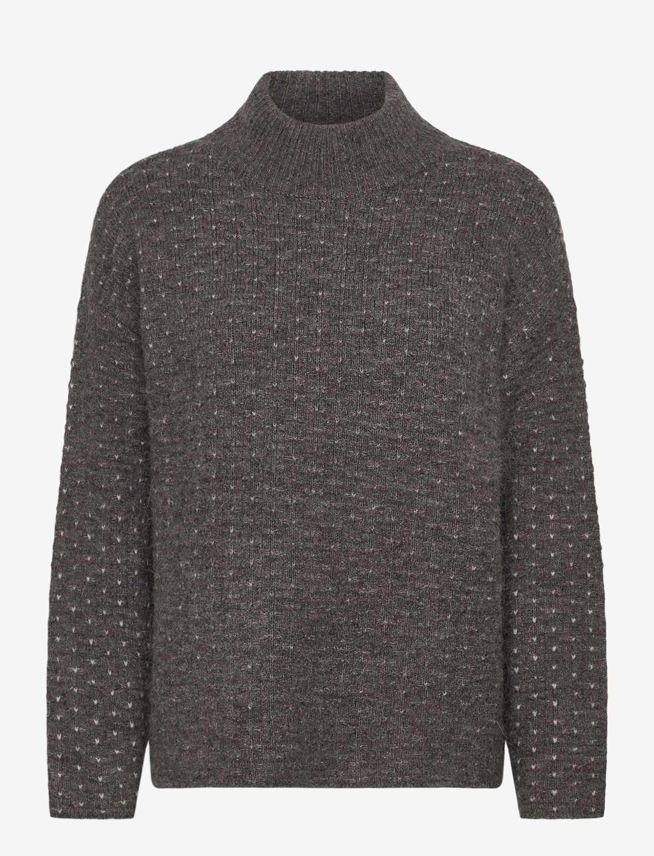 ICHI - IHKAMARA LS19 - efterårstøj - dark grey mlg w white dot - 0