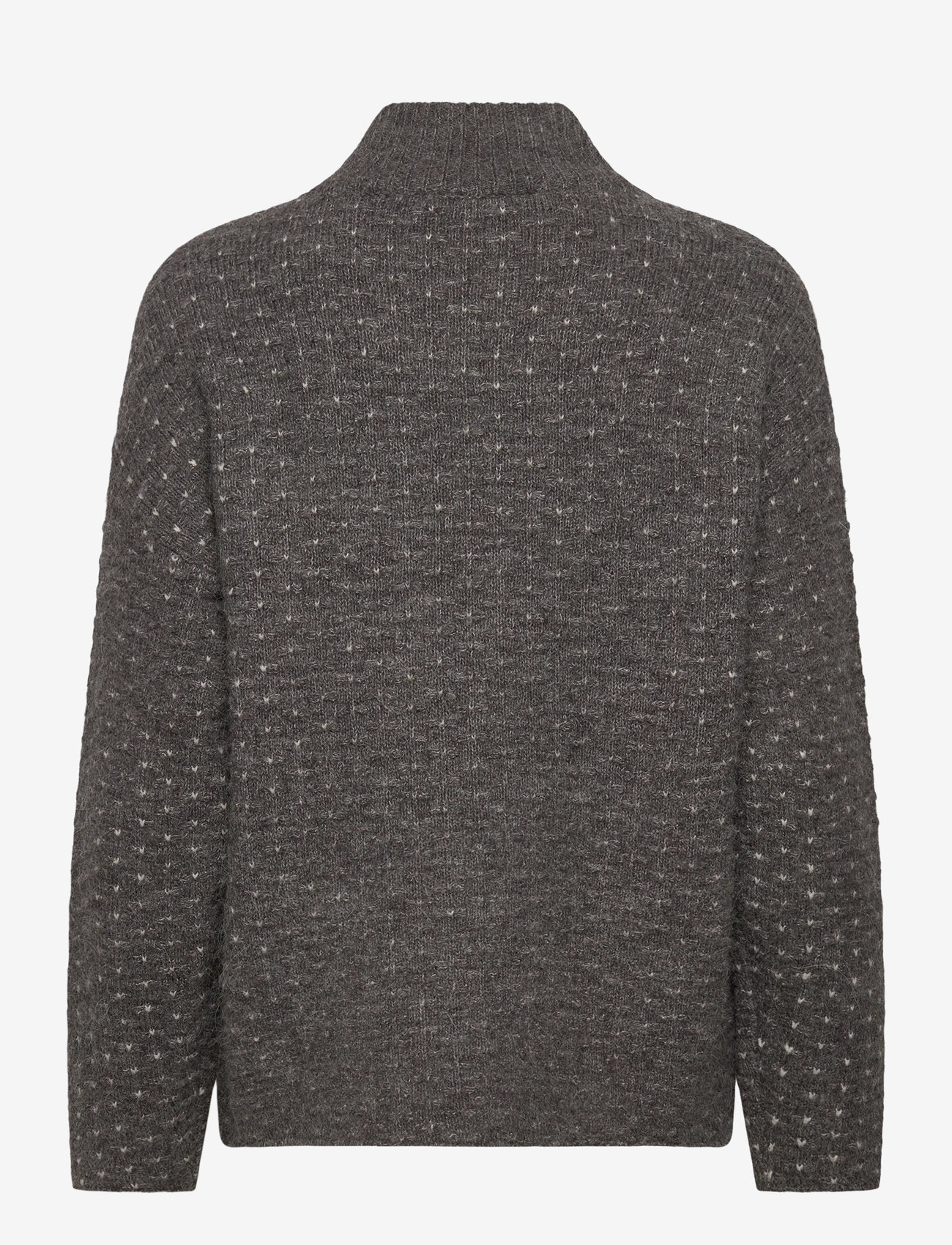 ICHI - IHKAMARA LS19 - efterårstøj - dark grey mlg w white dot - 1