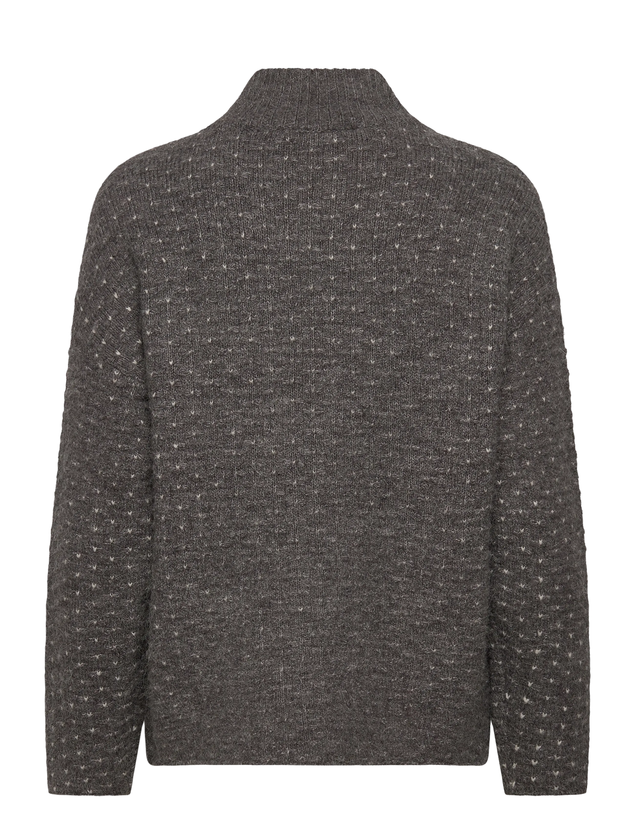 ICHI - IHKAMARA LS19 - pullover - dark grey mlg w white dot - 1