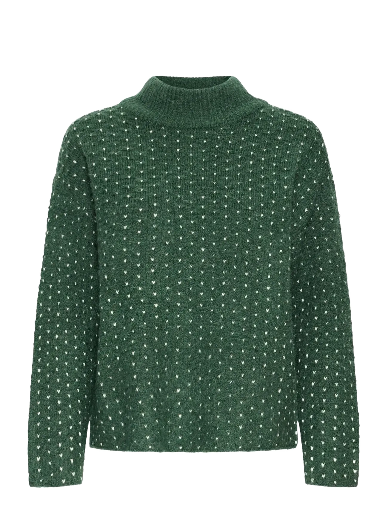 ICHI Ihkamara Ls19, XL, Green, Strik > Trøjer, Dame