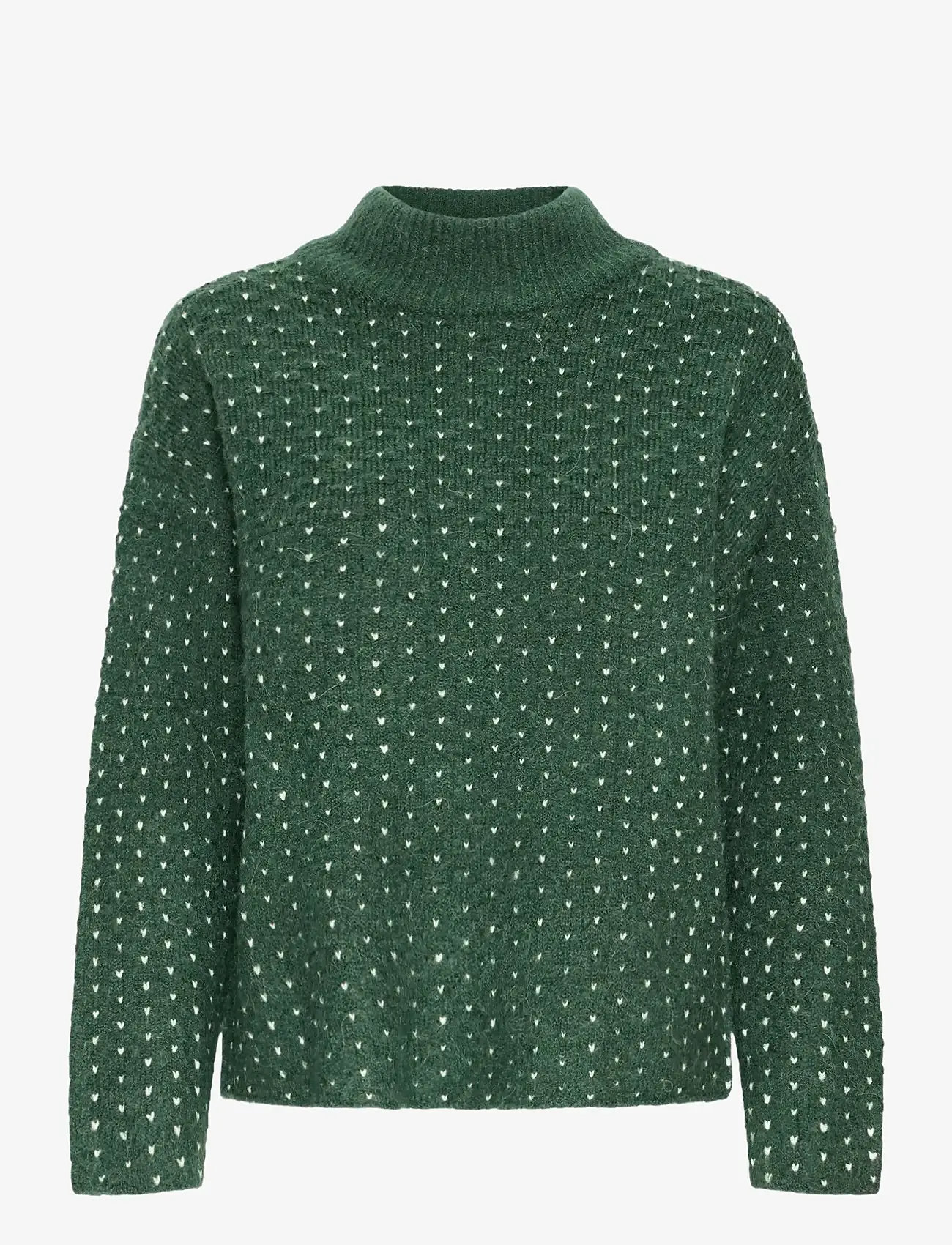 ICHI - IHKAMARA LS19 - jumpers - pineneedle w white dot - 0