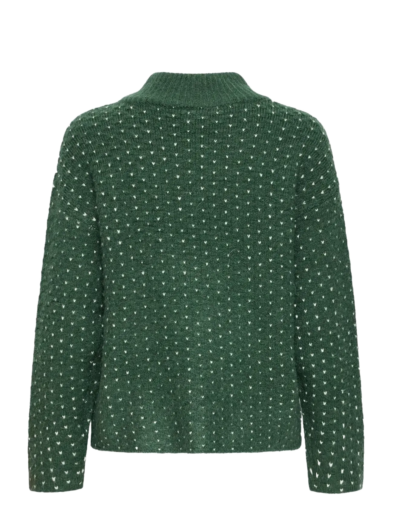 ICHI - IHKAMARA LS19 - pullover - pineneedle w white dot - 1
