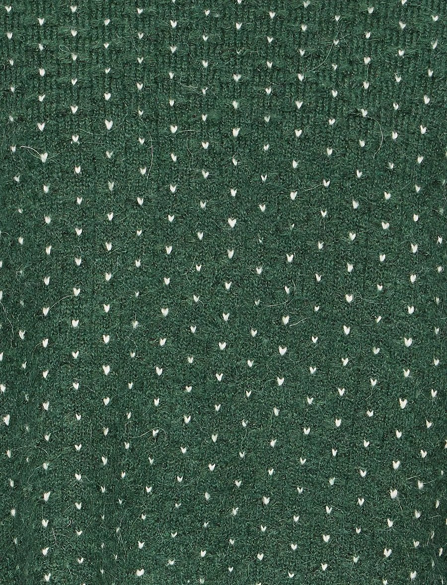 ICHI - IHKAMARA LS19 - pullover - pineneedle w white dot - 2