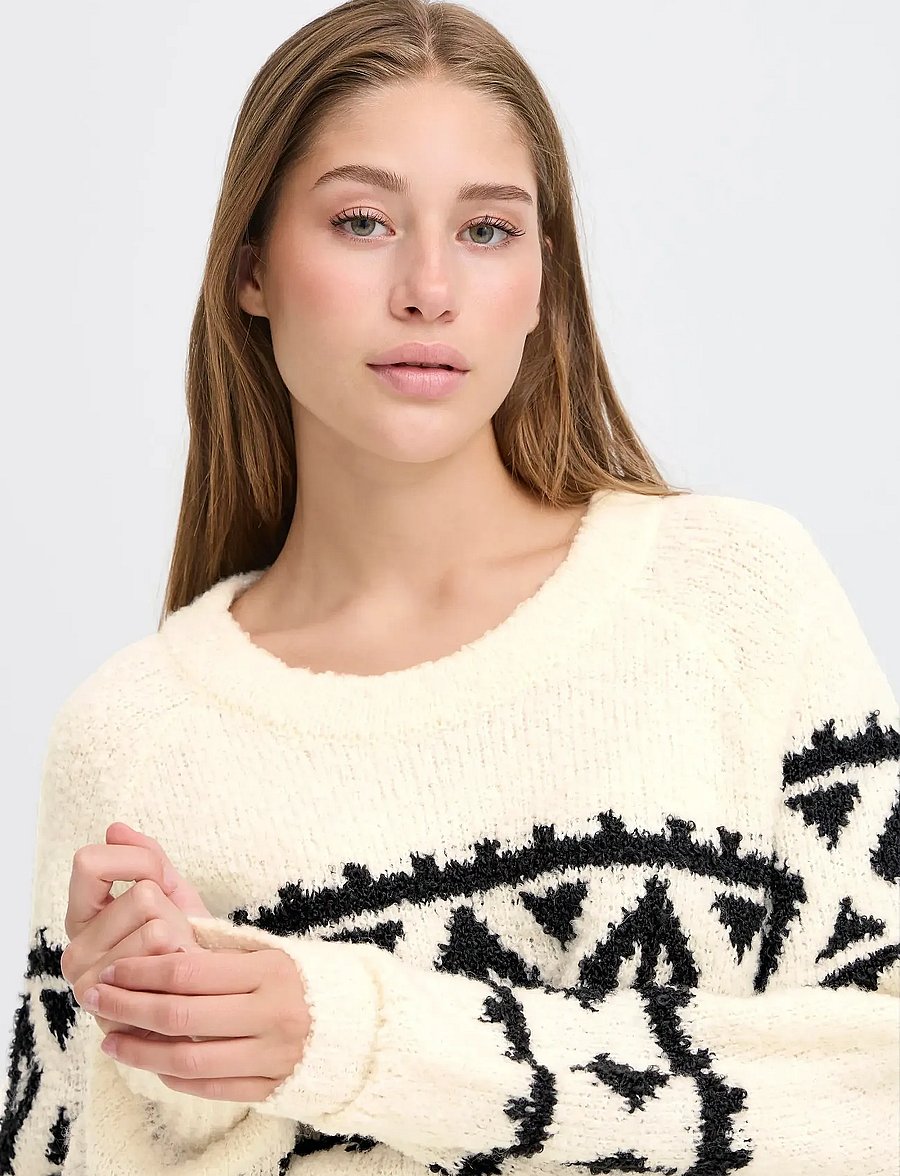 ICHI - IHCARANI LS - pullover - birch - 5
