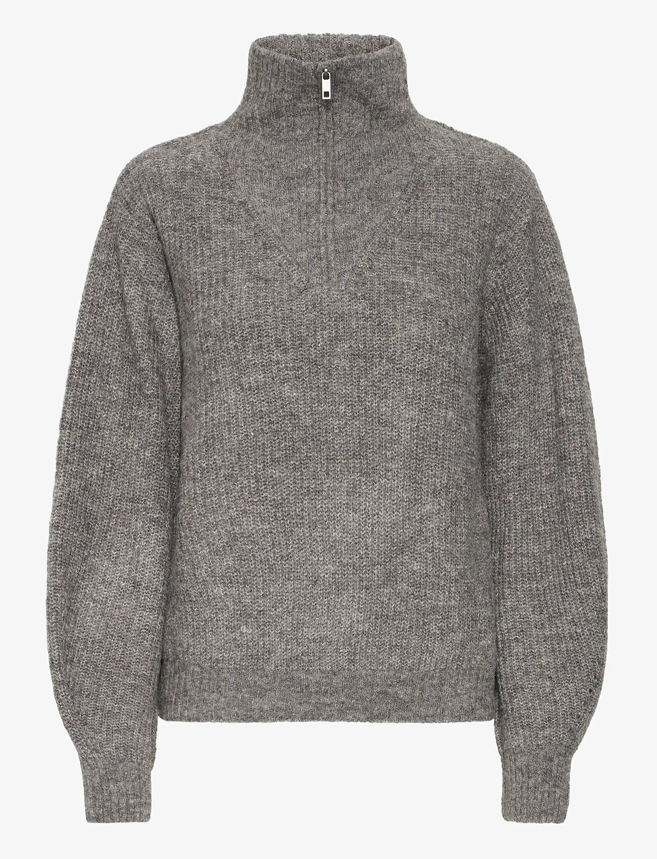 ICHI - IHKAMARA LS21 - herbstliche kleidung - dark grey melange - 1