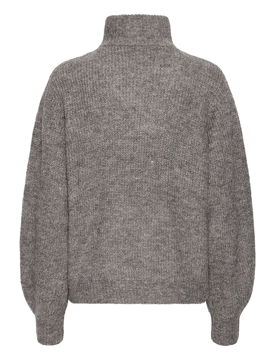ICHI - IHKAMARA LS21 - striktrøjer - dark grey melange - 2