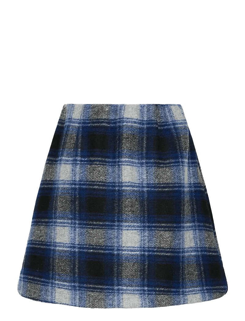 ICHI - IHWOOLY CHECK - kurze röcke - navy peony check - 2