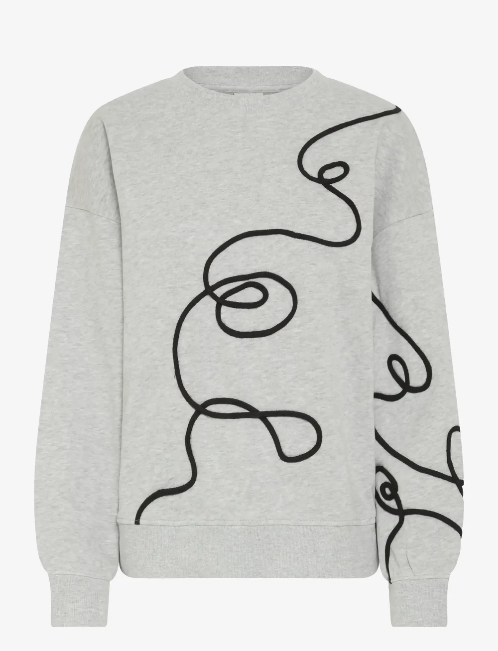 ICHI - IHKASURA SW2 - hverdags stil - grey mlg / black - 1