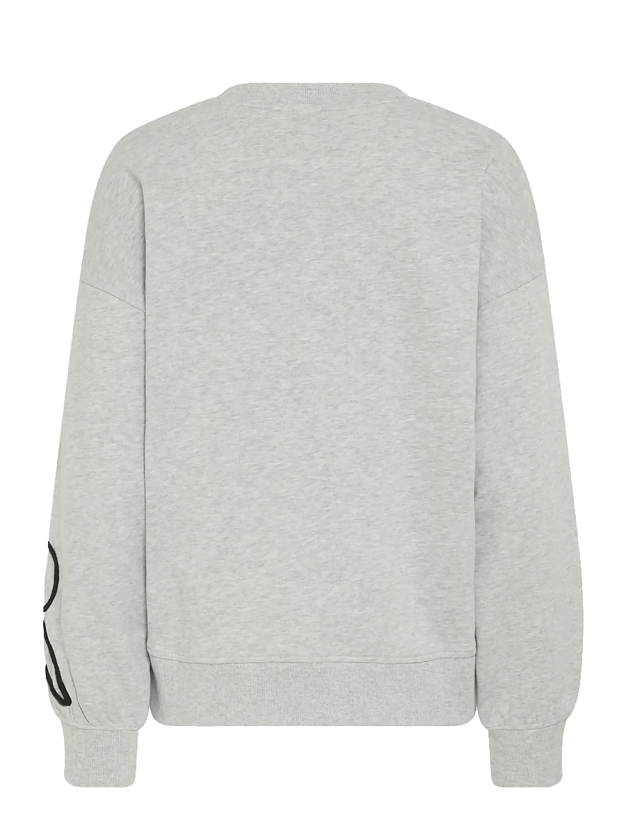 ICHI - IHKASURA SW2 - sweatshirts - grey mlg / black - 2