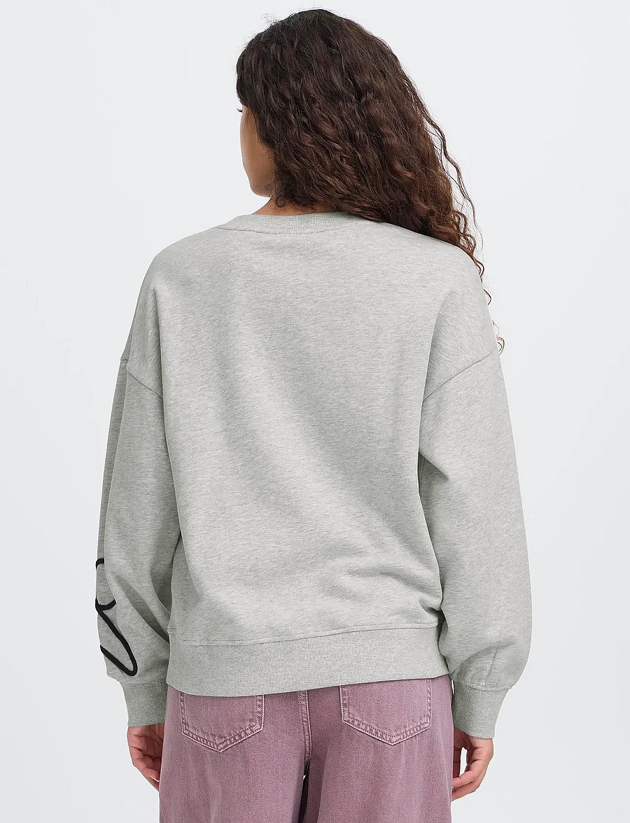 ICHI - IHKASURA SW2 - sweatshirts - grey mlg / black - 4