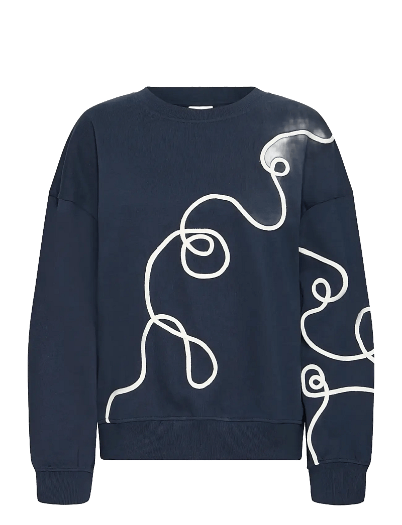 ICHI - IHKASURA SW2 - sweatshirts - total eclipse / cloud - 0