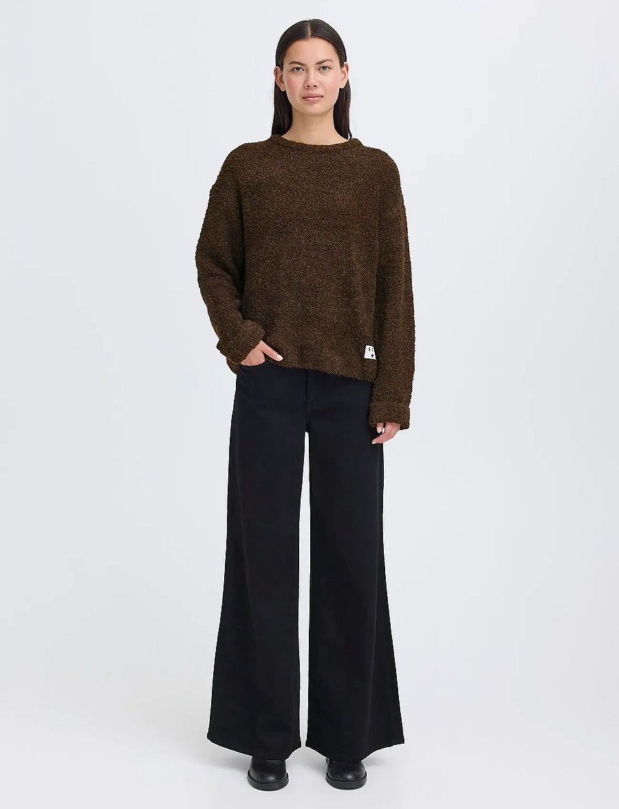 ICHI - IHBLARISA LS - pullover - coffee bean - 0