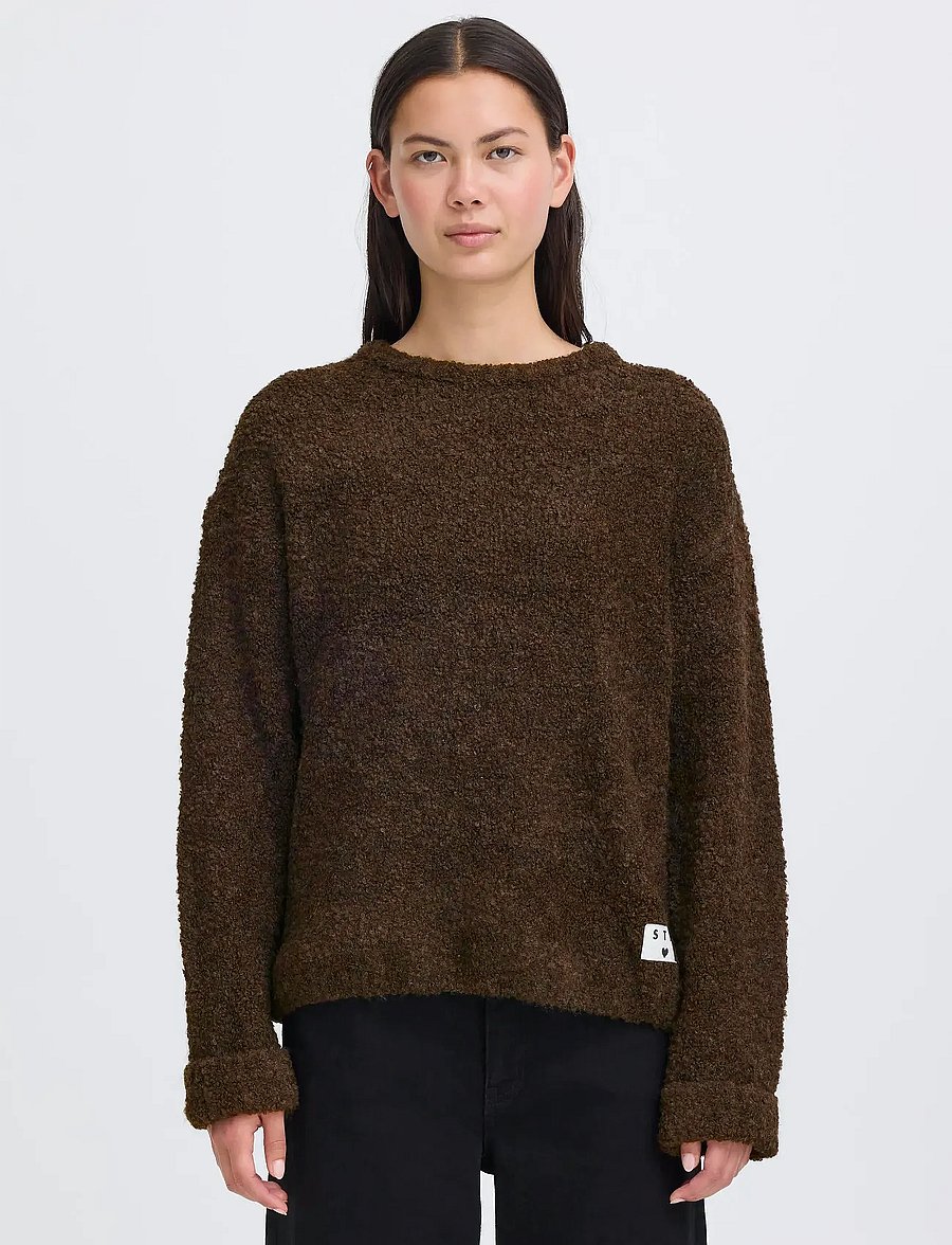 ICHI - IHBLARISA LS - pullover - coffee bean - 4