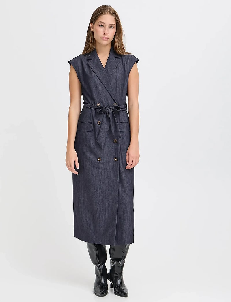 ICHI - IHJUMI DR - omlottklänningar - dark blue - 0