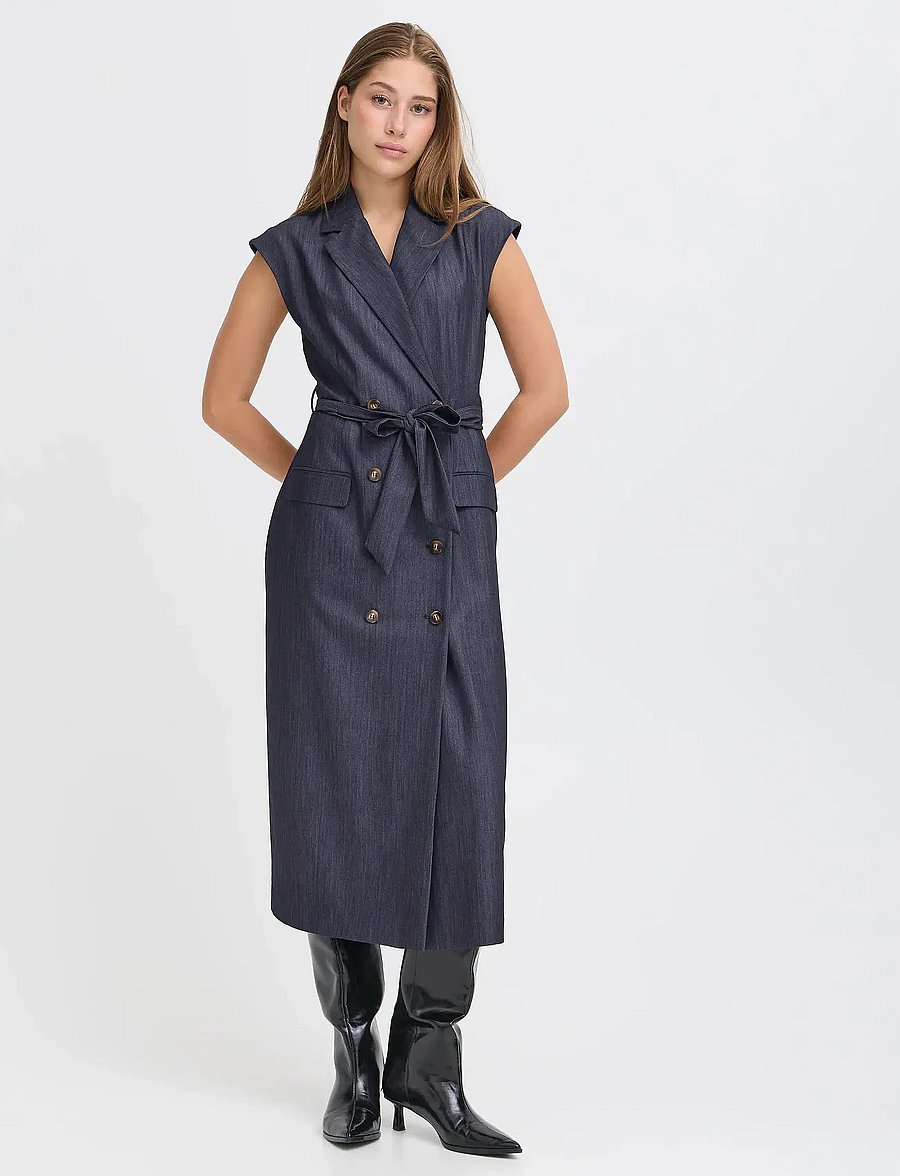 ICHI - IHJUMI DR - wickelkleider - dark blue - 4