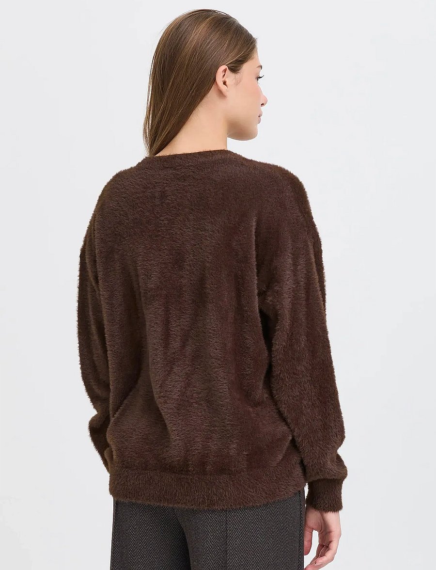 ICHI - IHBRULA CA - strickjacken - coffee bean - 3