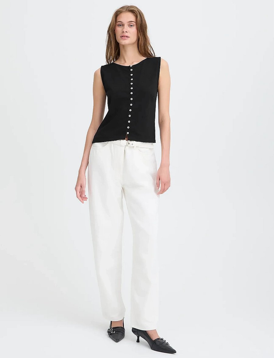 ICHI - IHSARI TO - Ärmellose tops - black - 0