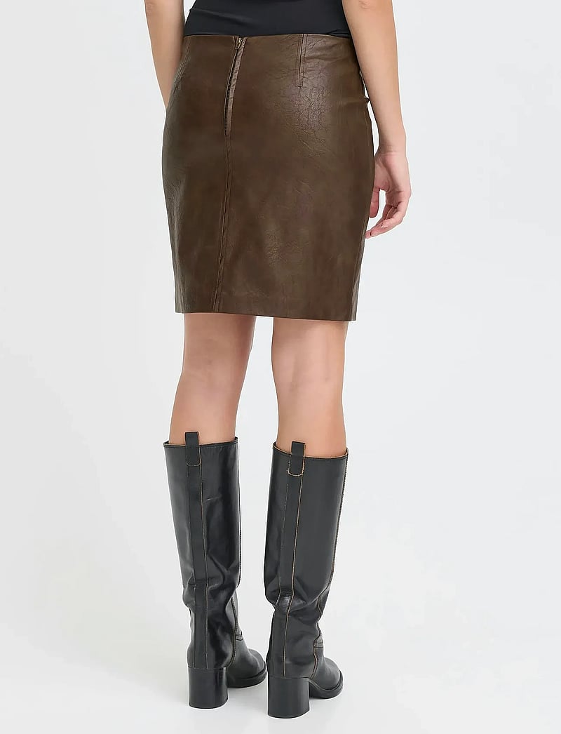 ICHI - IHKILAVI SK - kurze röcke - coffee bean - 3