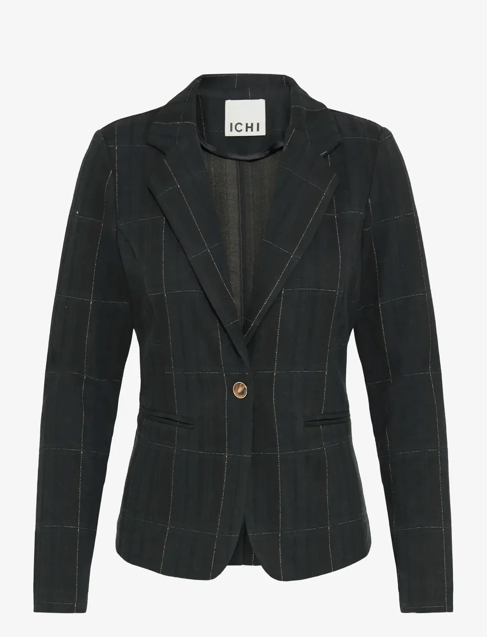 ICHI - IHKATE WOOLLEY BL2 - single breasted blazers - black/green check - 1
