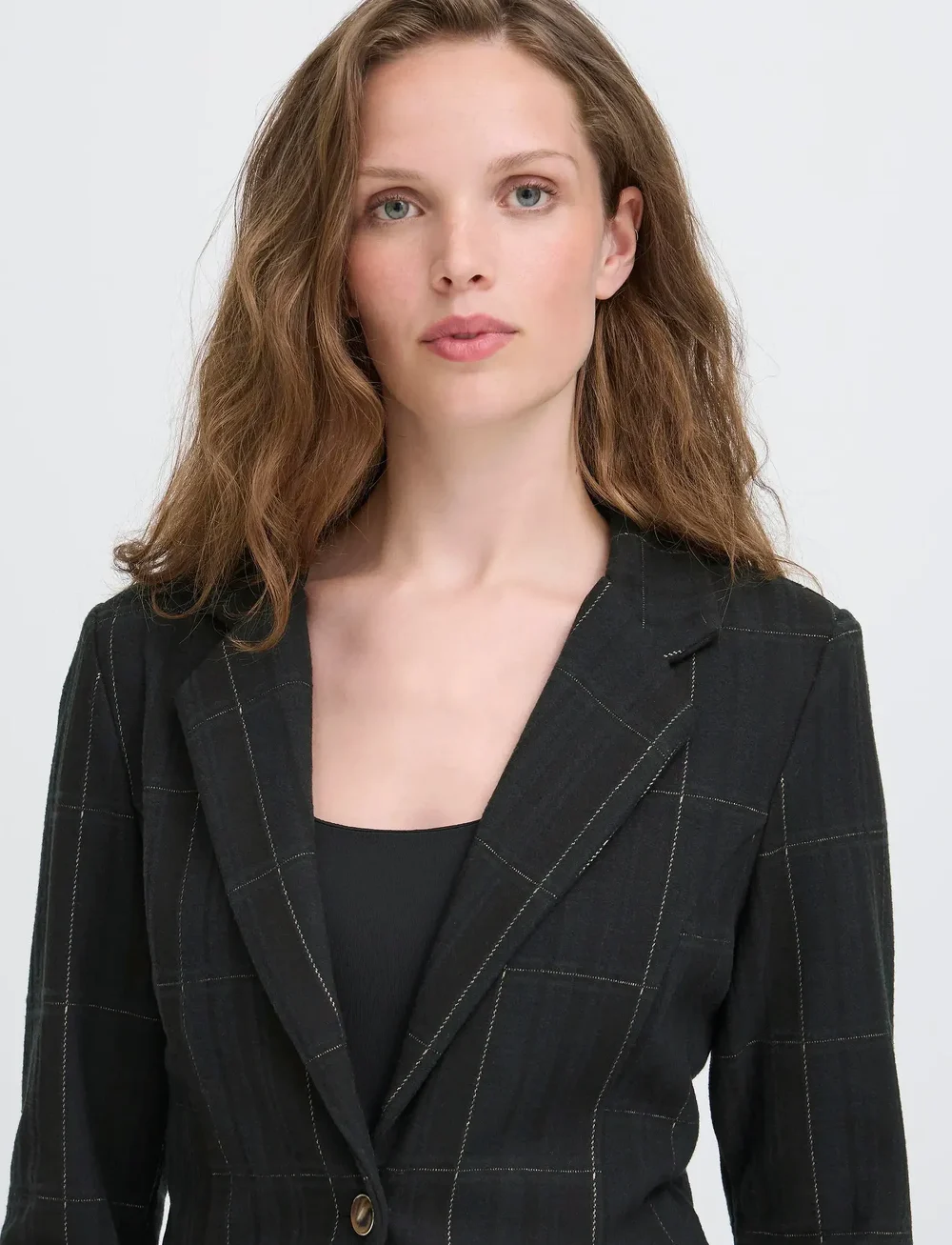 ICHI - IHKATE WOOLLEY BL2 - single breasted blazers - black/green check - 5