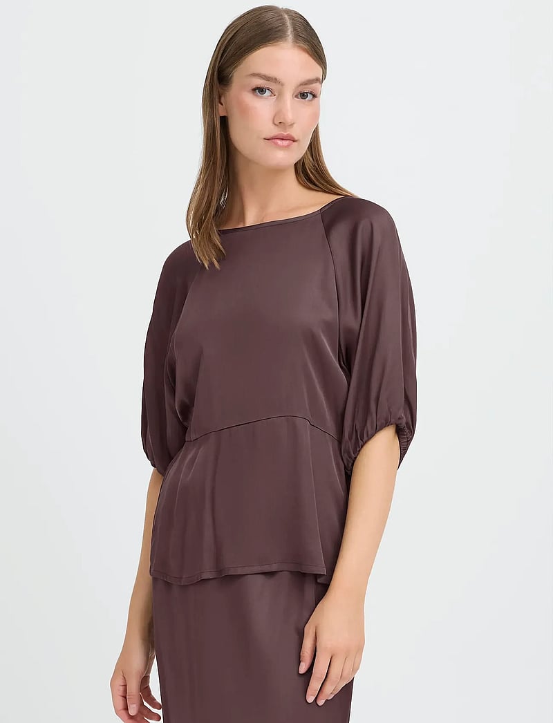 ICHI - IHZILNA MS - kortärmade blusar - shale - 4