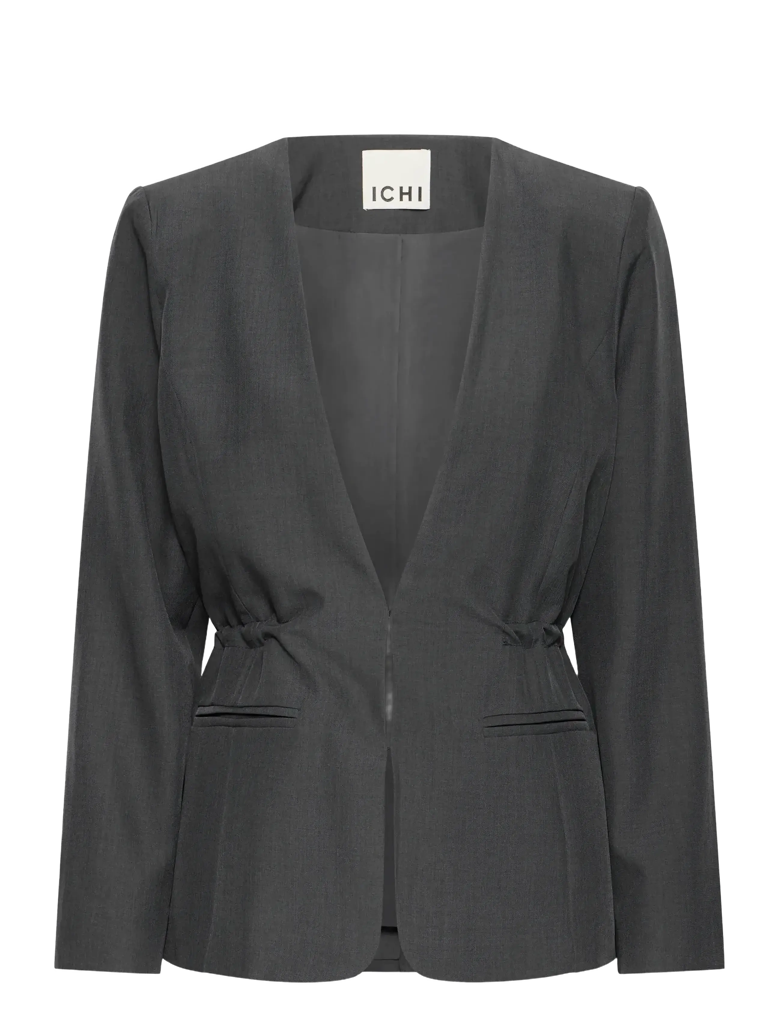 ICHI IHFAVA BL - Tøj - DARK GREY MELANGE / grey