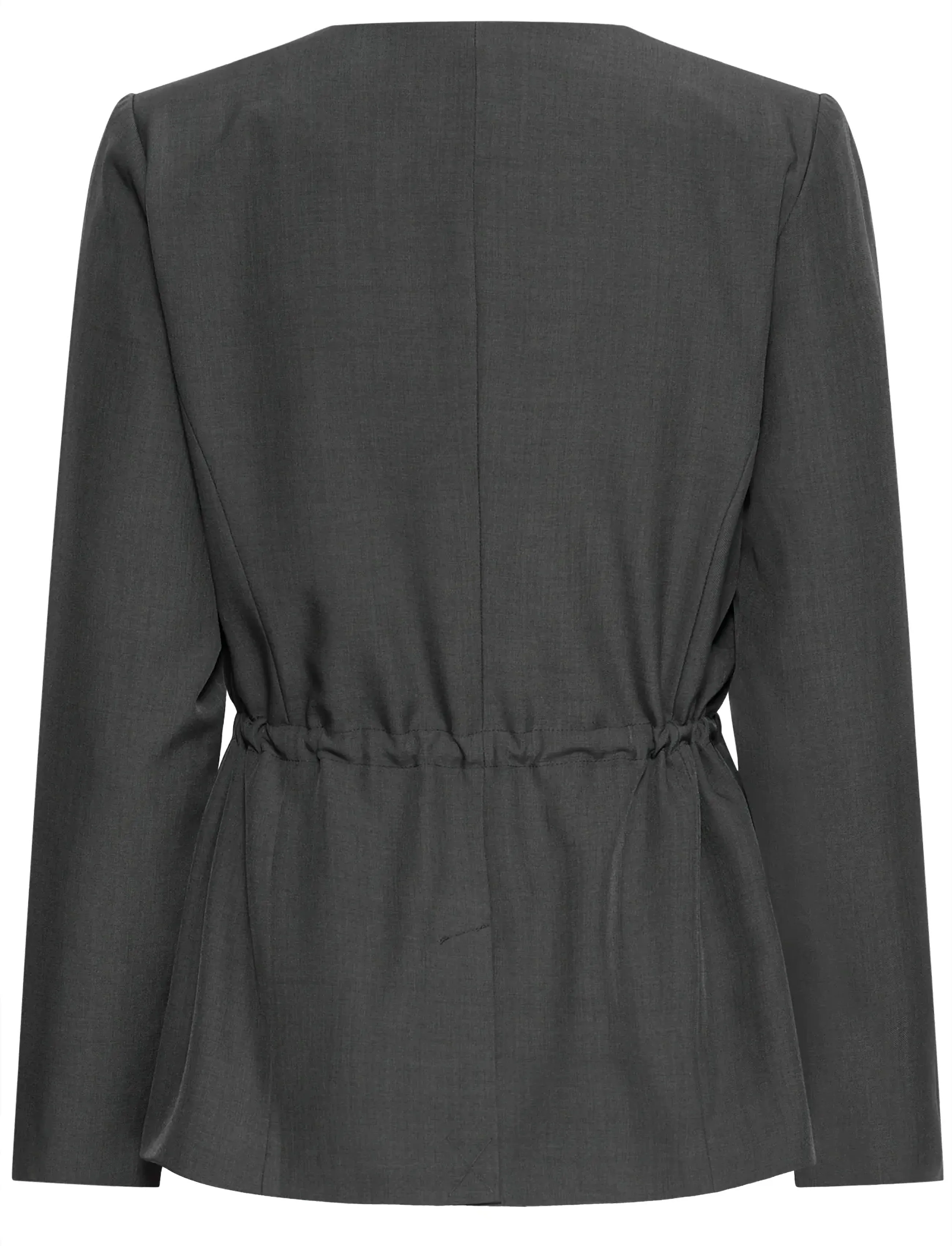 ICHI - IHFAVA BL - einreihige blazer - dark grey melange - 4