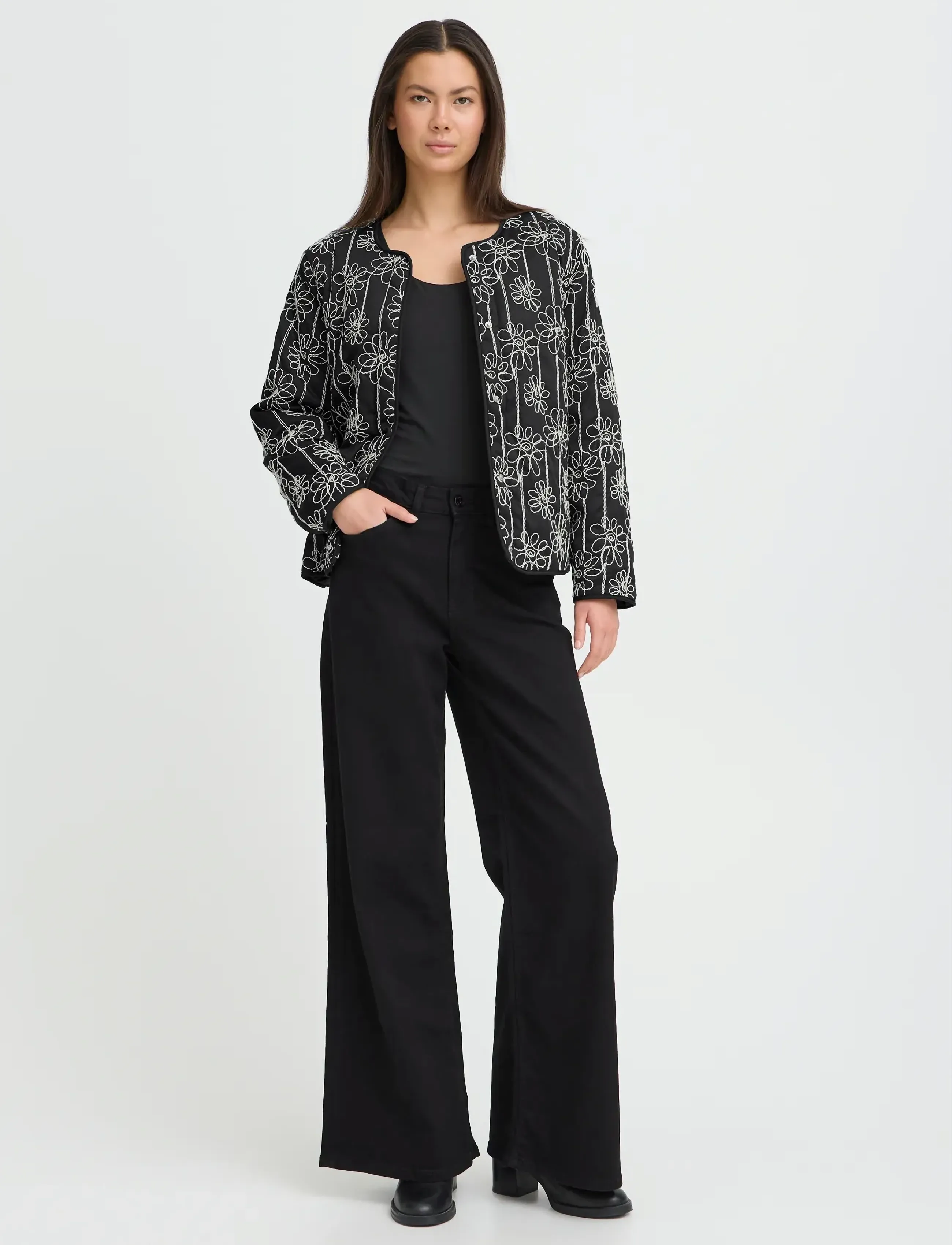 ICHI IHELONI JA - Mantlid ja jakid - BLACK / black