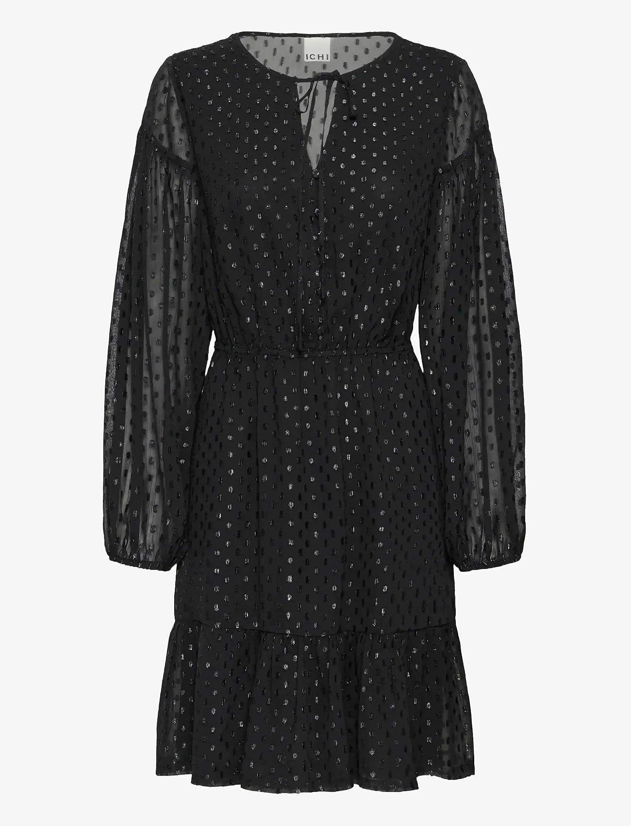 ICHI - IHGLOWI DR - kurze kleider - black - 0