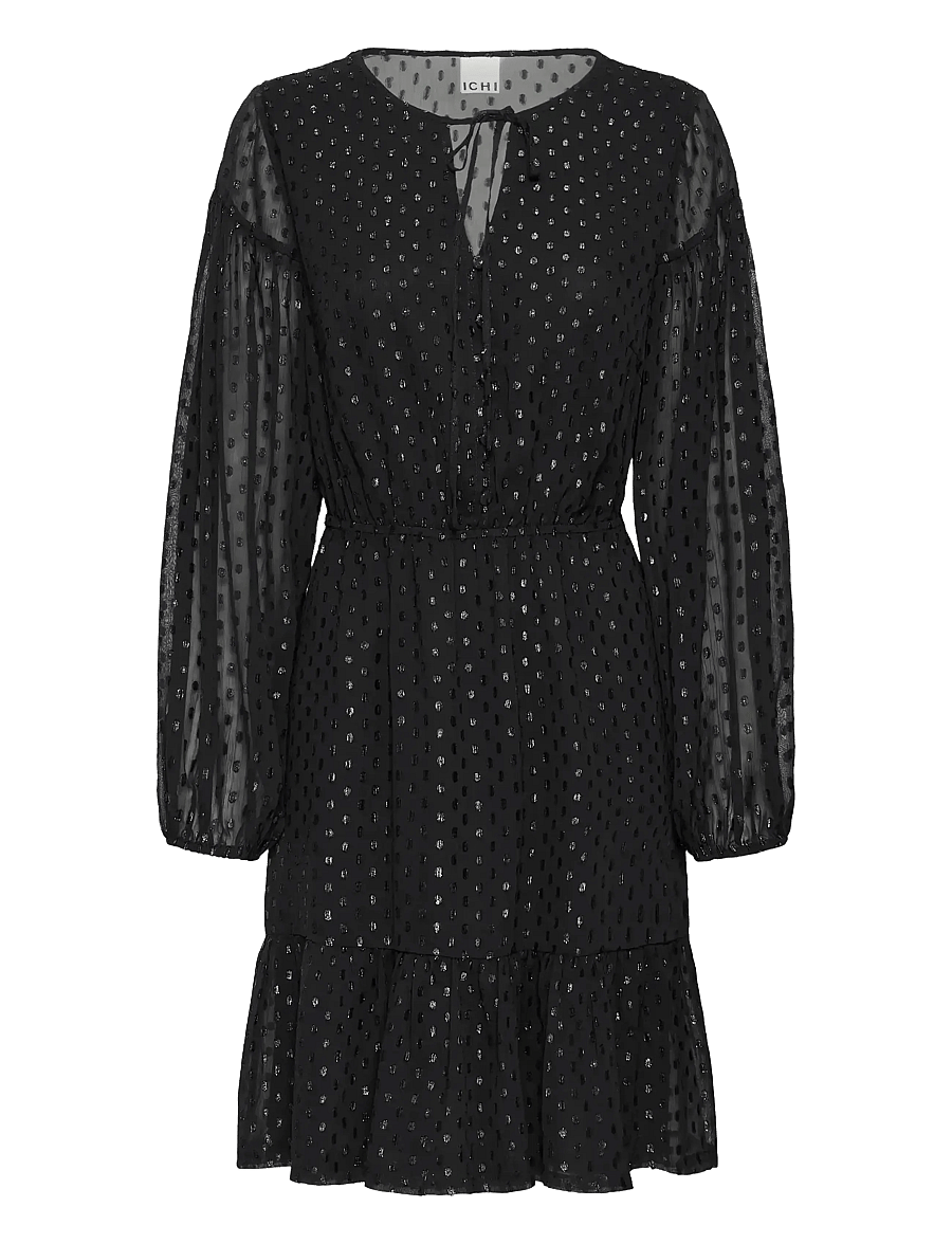 ICHI - IHGLOWI DR - kurze kleider - black - 1