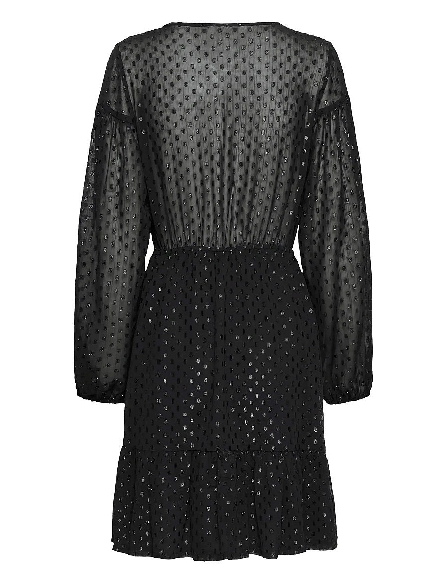 ICHI - IHGLOWI DR - kurze kleider - black - 2