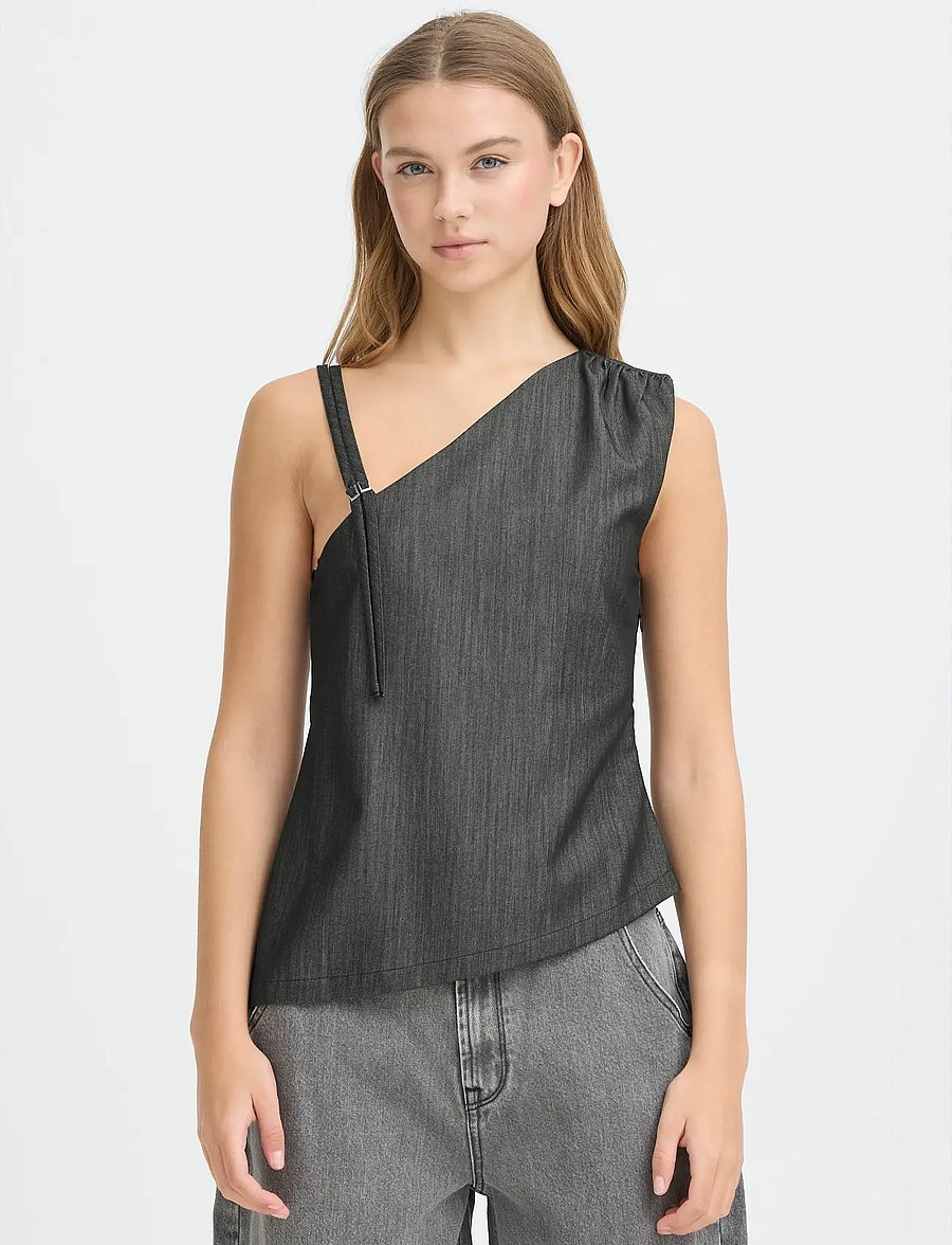 ICHI - IHLIVOLA TO - Ärmellose tops - black - 3