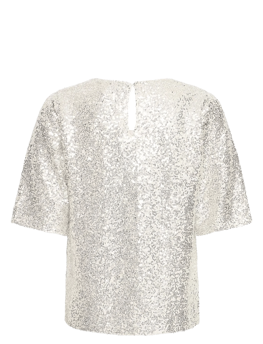 ICHI - IHFAUCA SS2 - kortærmede bluser - frosted almond - 2