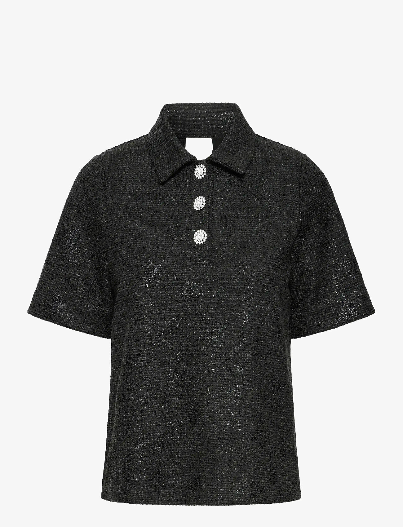 ICHI - IHKATE GLEAM SS - t-shirts - black - 1