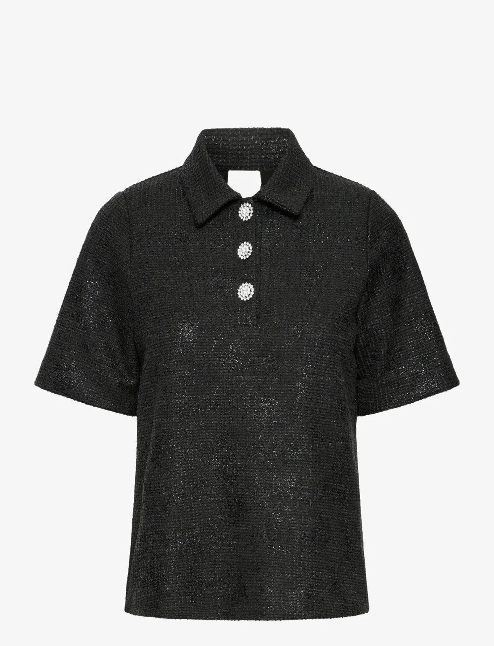 ICHI - IHKATE GLEAM SS - t-shirts - black - 0