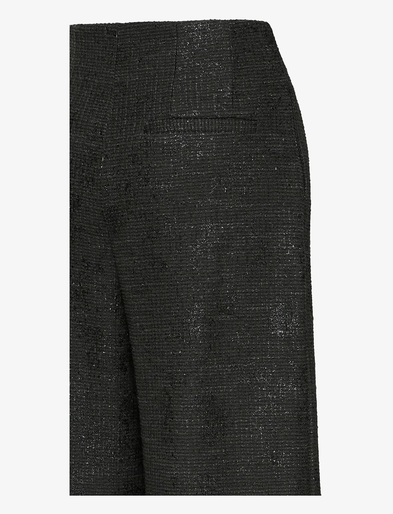 ICHI - IHKATE GLEAM WIDE PA - laia säärega püksid - black - 3