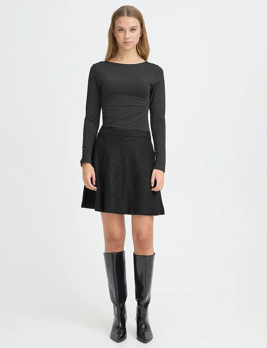 ICHI - IHKATE GLEAM SK - sequin skirts - black - 0