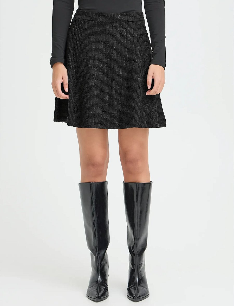 ICHI - IHKATE GLEAM SK - sequin skirts - black - 3