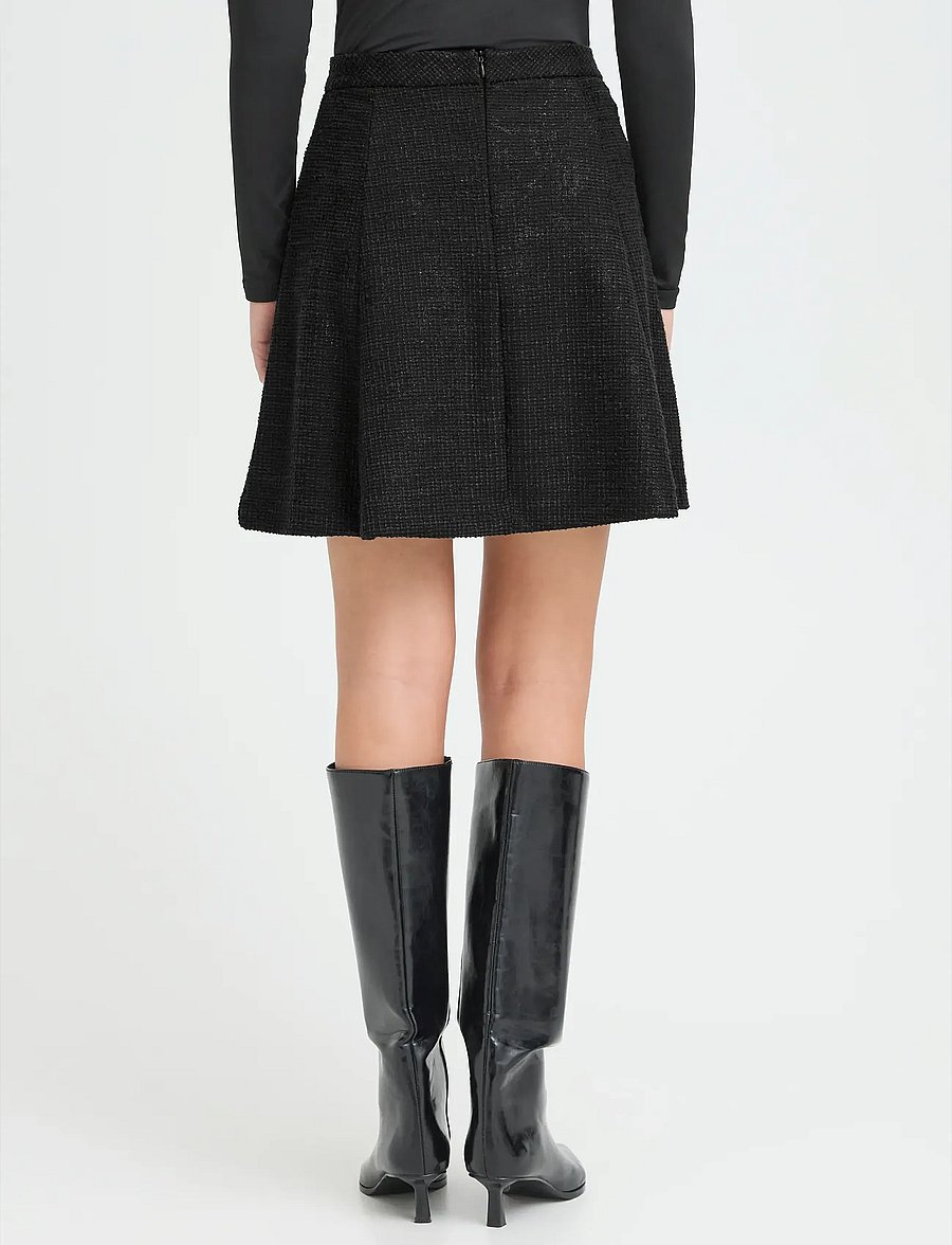 ICHI - IHKATE GLEAM SK - sequin skirts - black - 4