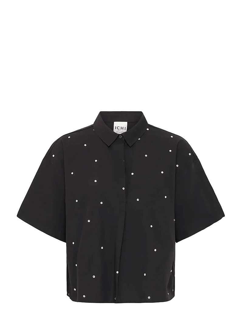 ICHI - IHLISARI SH - kortærmede skjorter - black - 0