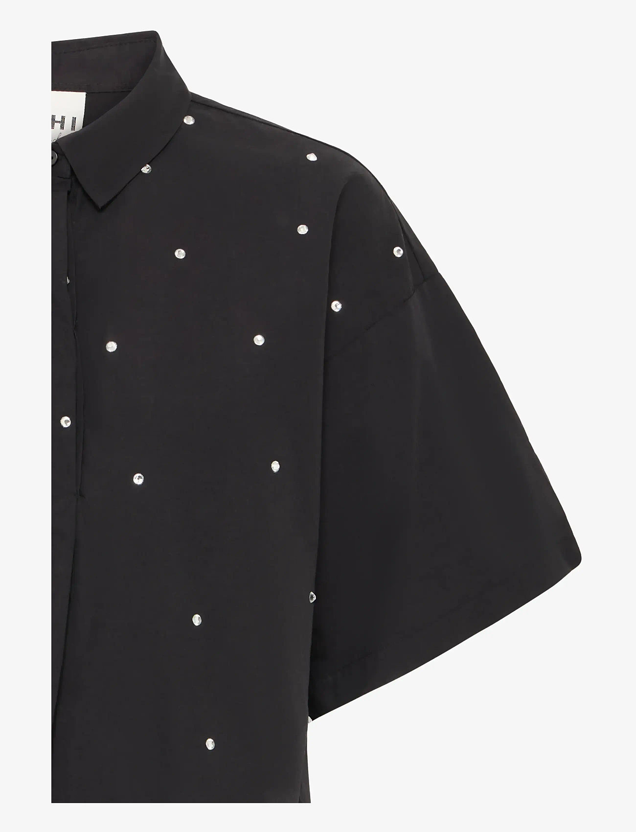 ICHI - IHLISARI SH - kortärmade skjortor - black - 3