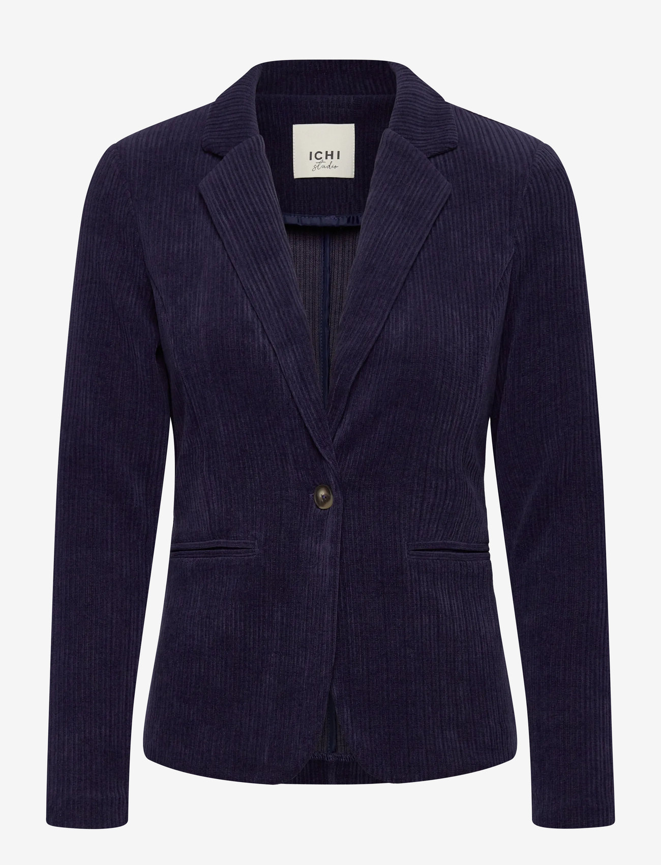ICHI - IHKATE CORDUROY BL3 - Ühes joones nööpidega bleiserid - patriot blue - 0