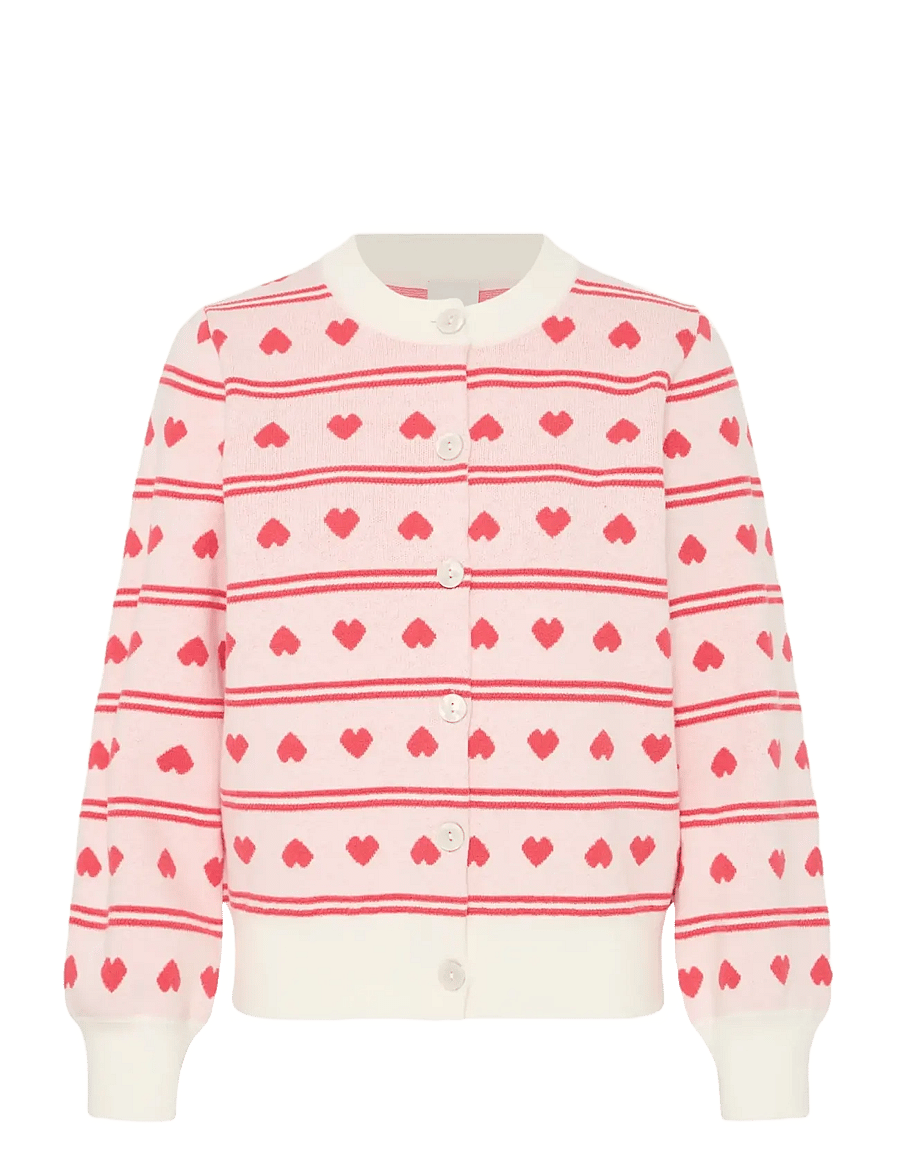 ICHI - IHBRIELLE CA5 - strickjacken - birch w teaberry - 1