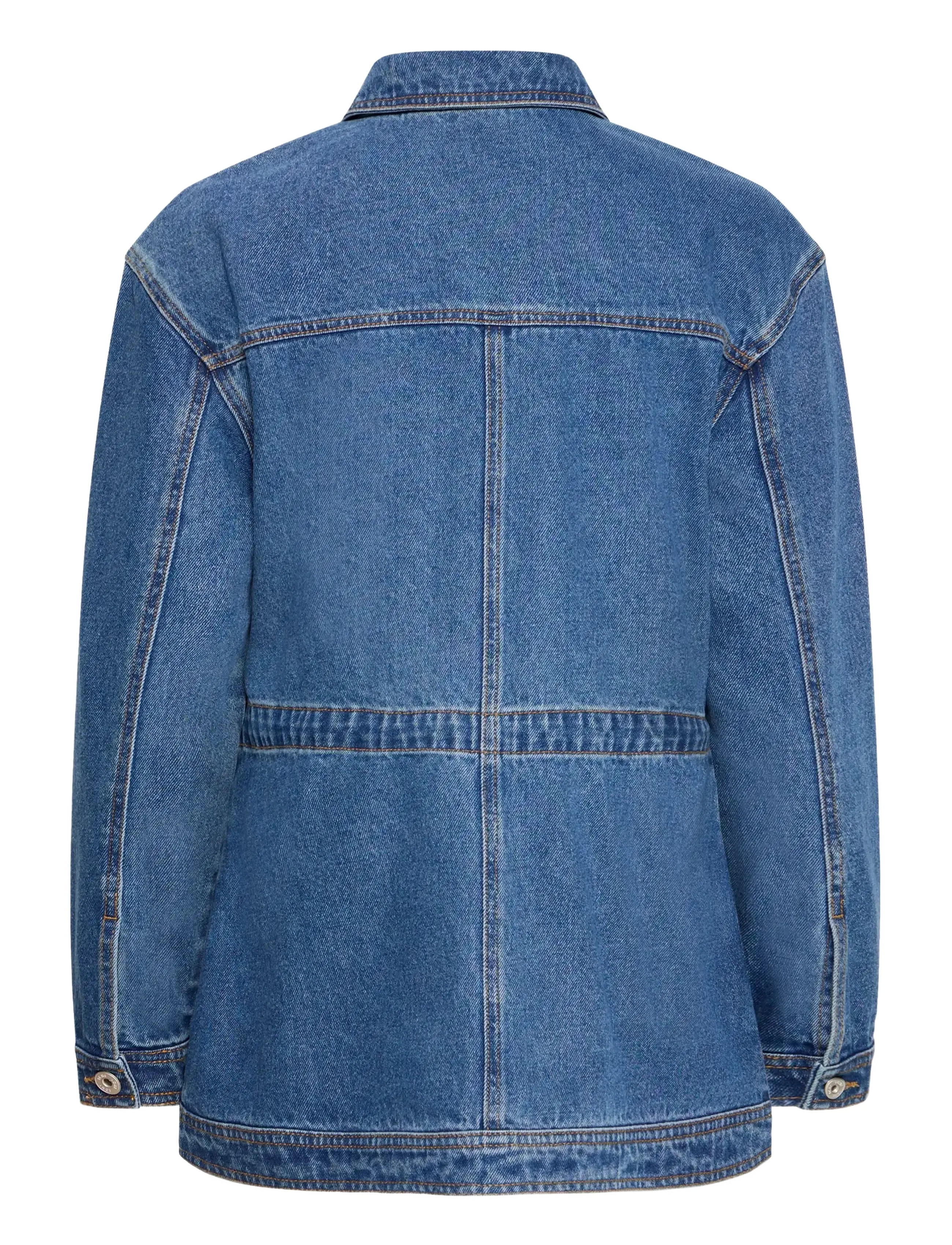 ICHI - IHMIANNA JA - frühlingsjacken - washed med. blue - 2
