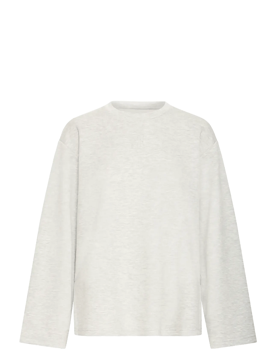 ICHI - IHCOZY LS - langärmlige tops - light grey melange - 1