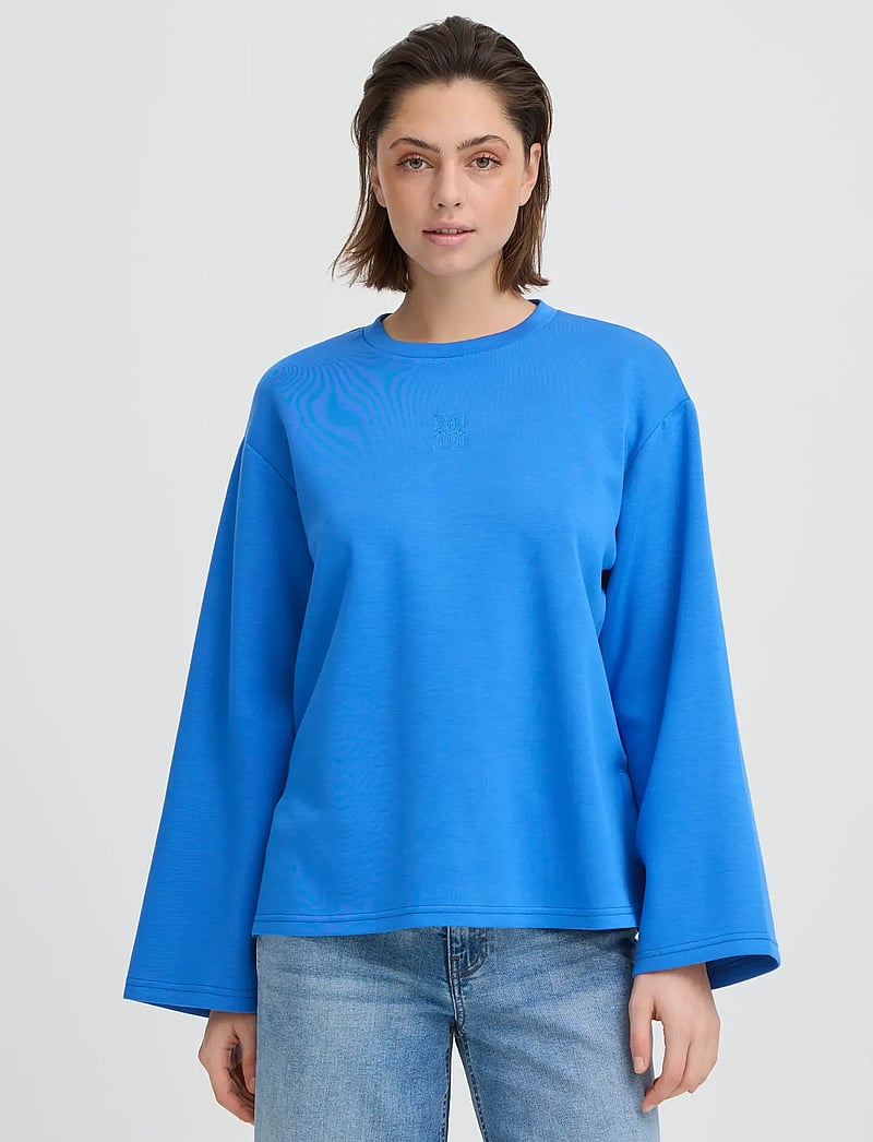 ICHI - IHCOZY LS - langärmlige tops - nebulas blue - 4